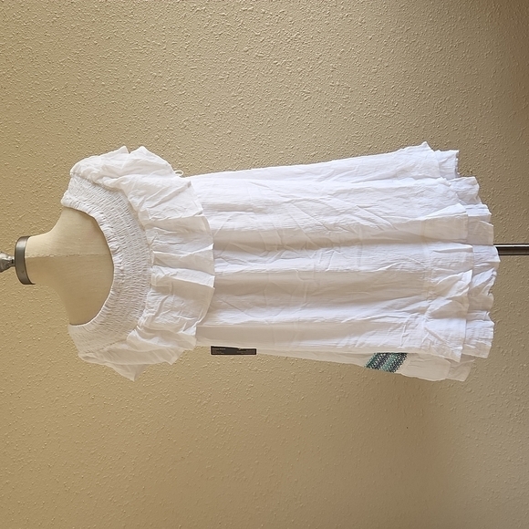 boho White Dress - Picture 4 of 6